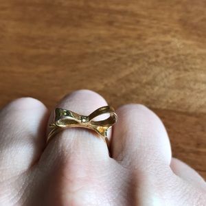 Kate Spade Gold-Plated Bow Ring